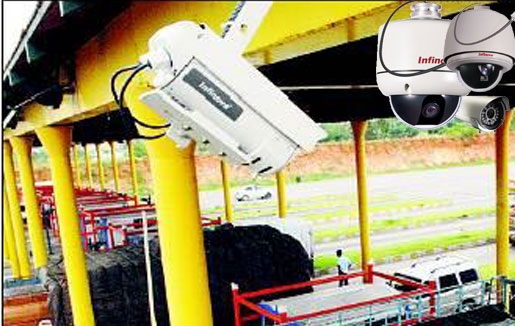 security surveillance at india toll road - Infinova